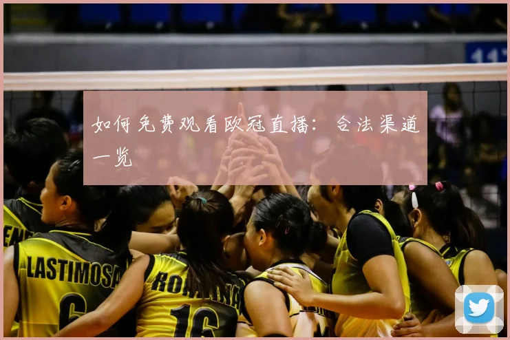 如何免费观看欧冠直播:合法渠道一览